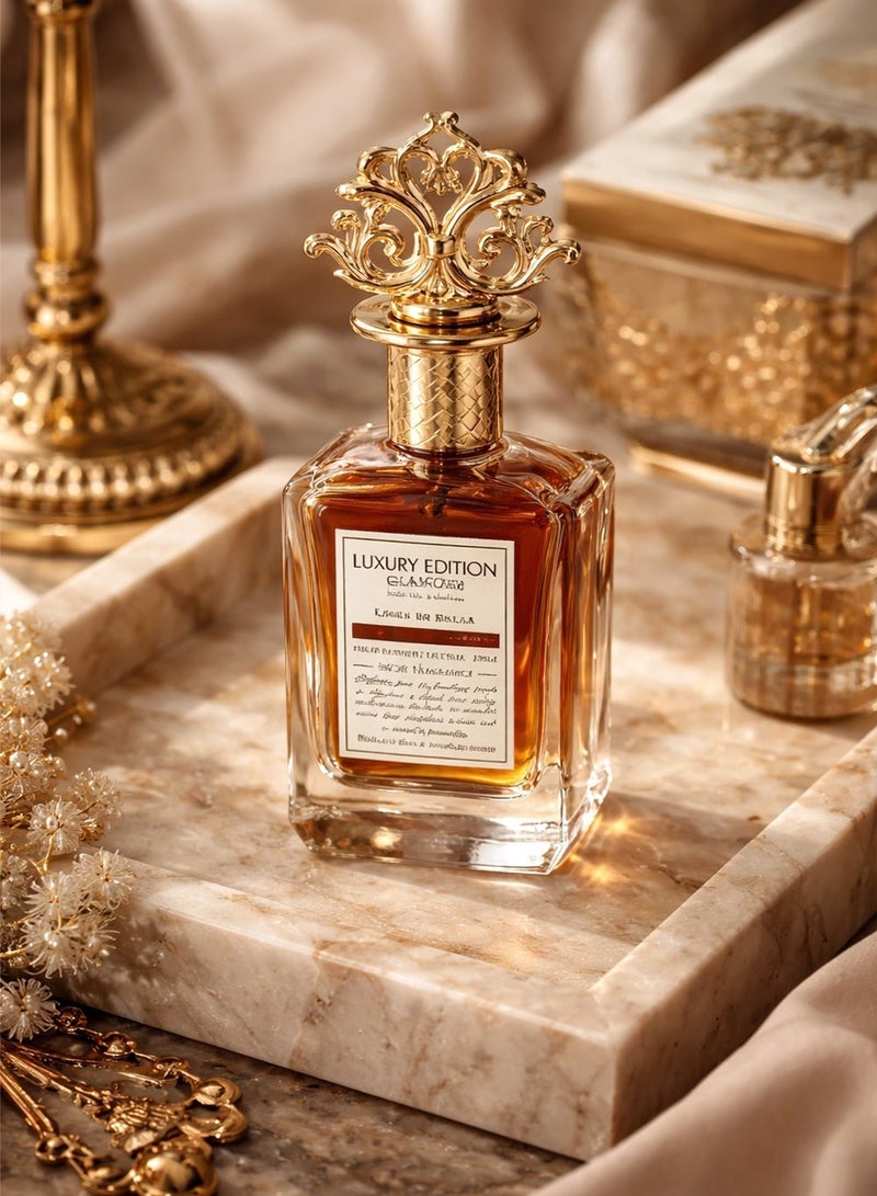 Linea De Bella Luxury Edition Glamour Eau De Parfum Unisex 115ml – Spicy Woody Scent with Saffron, Nutmeg, Violet, Akigalawood, Oakmoss, Musk & Amber - Image 4